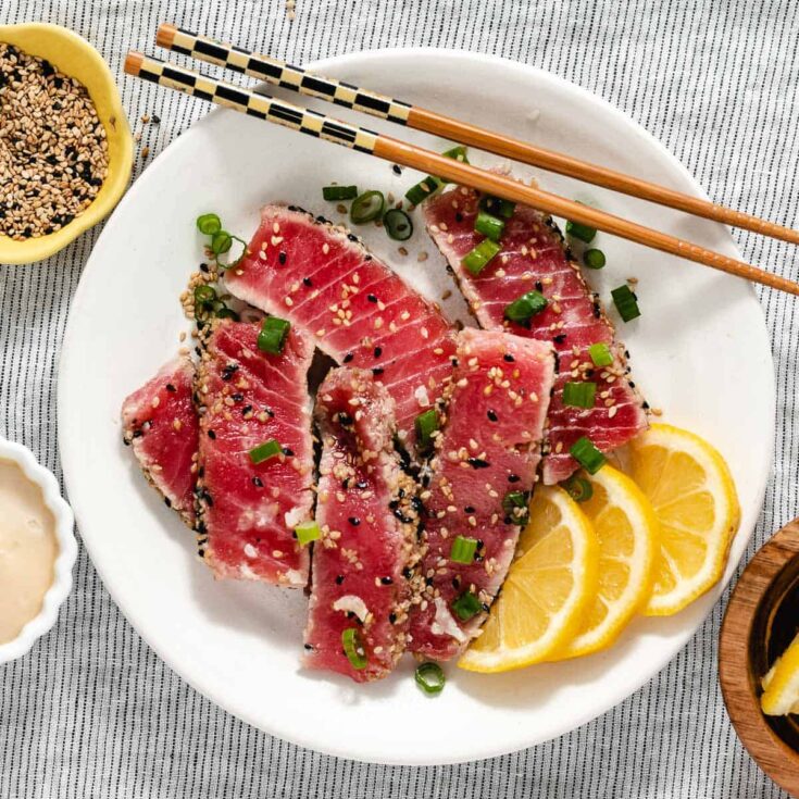 Image for Yellowfin Tuna with Sesame Sauce