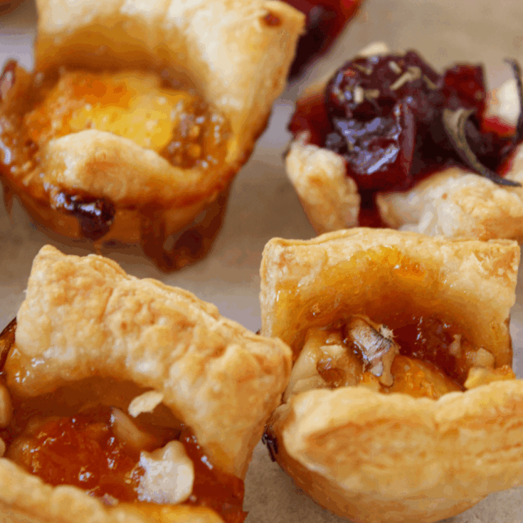 Image for Brie and Jam Puff Pastry