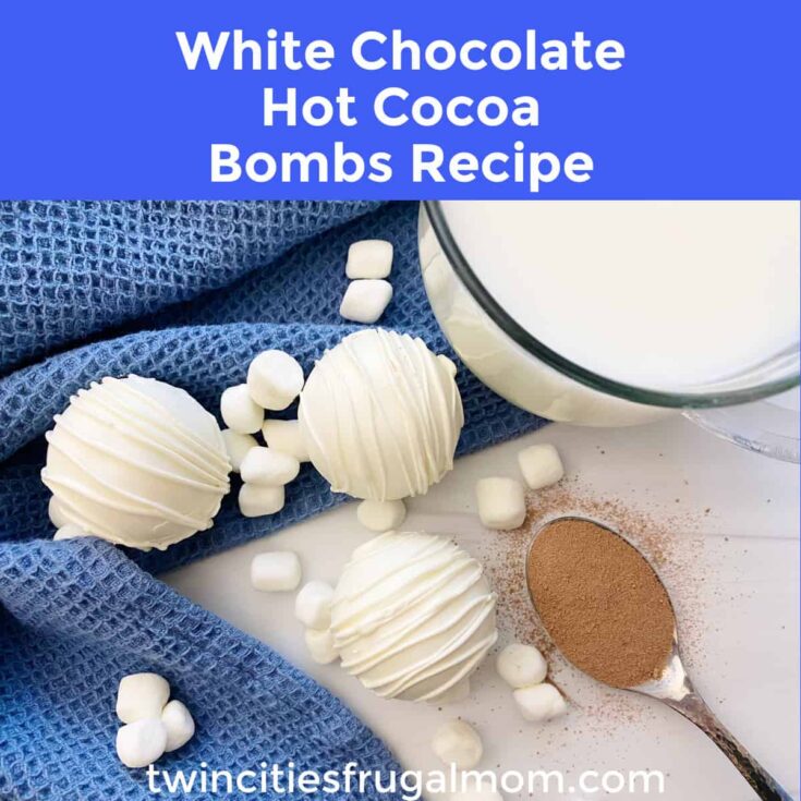 Image for Easy White Chocolate Hot Cocoa Bombs 