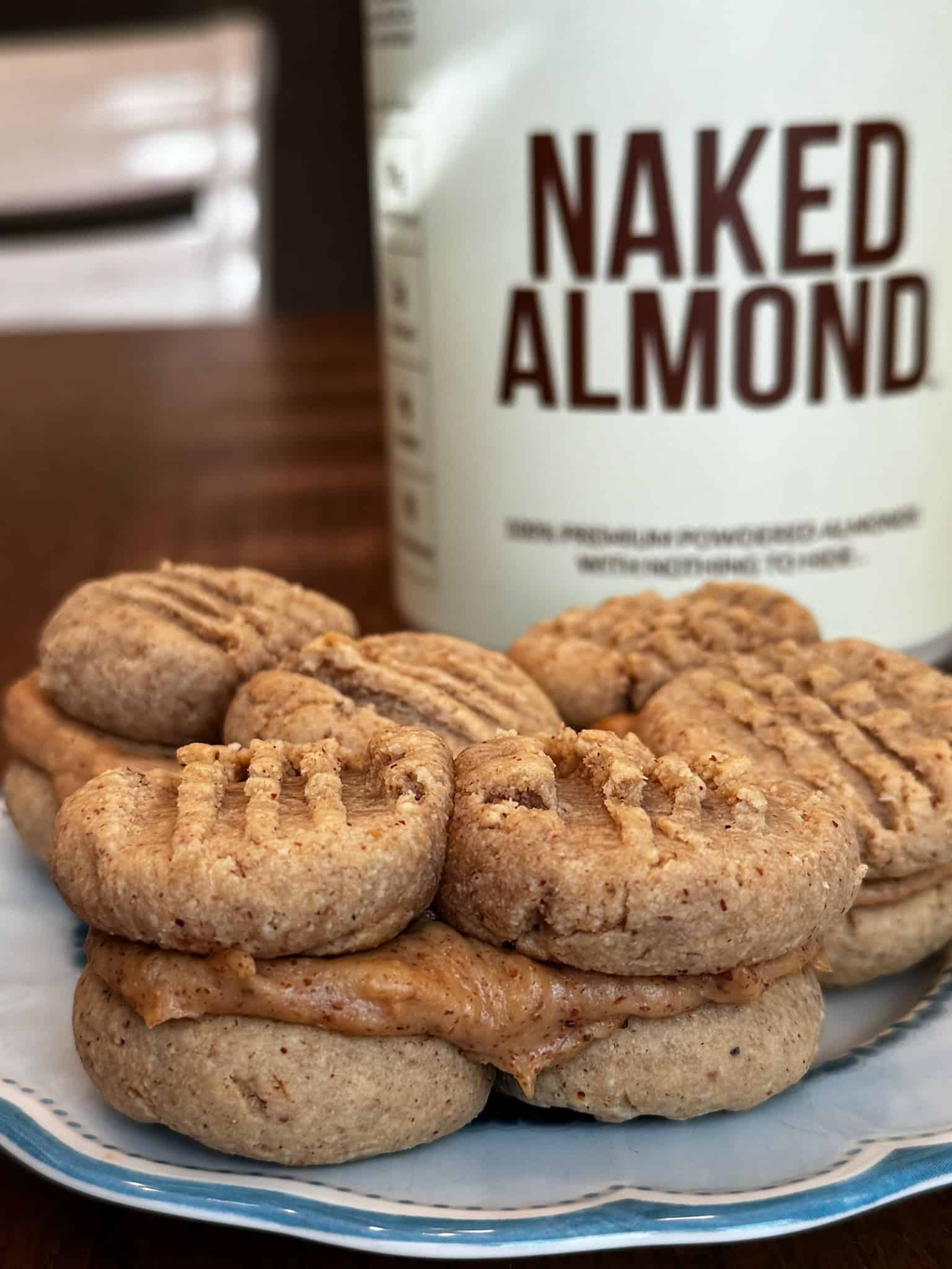 naked almond cookies