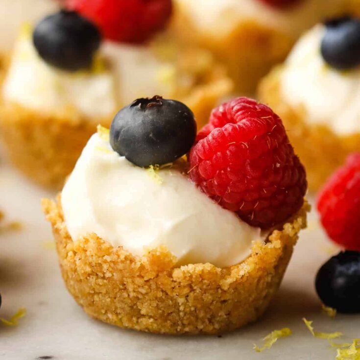 Image for Mini No-Bake Lemon Cheesecake Tarts