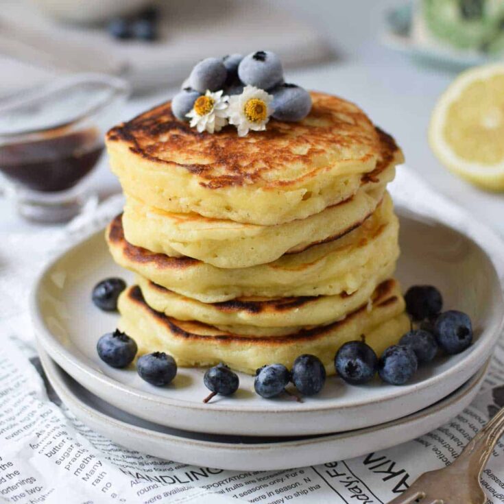 Image for Lemon Mascarpone Pancakes