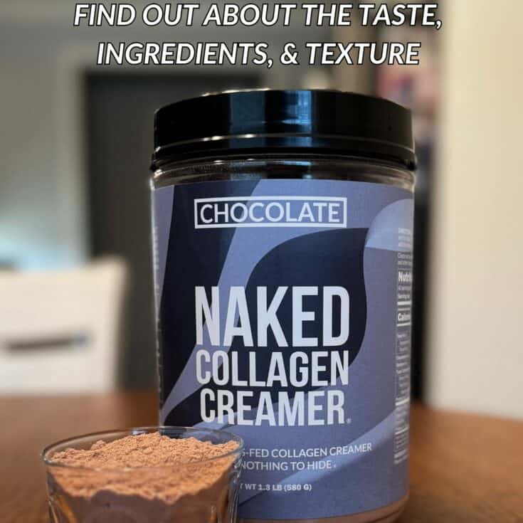 NAKED collagen creamer chocolate flavor