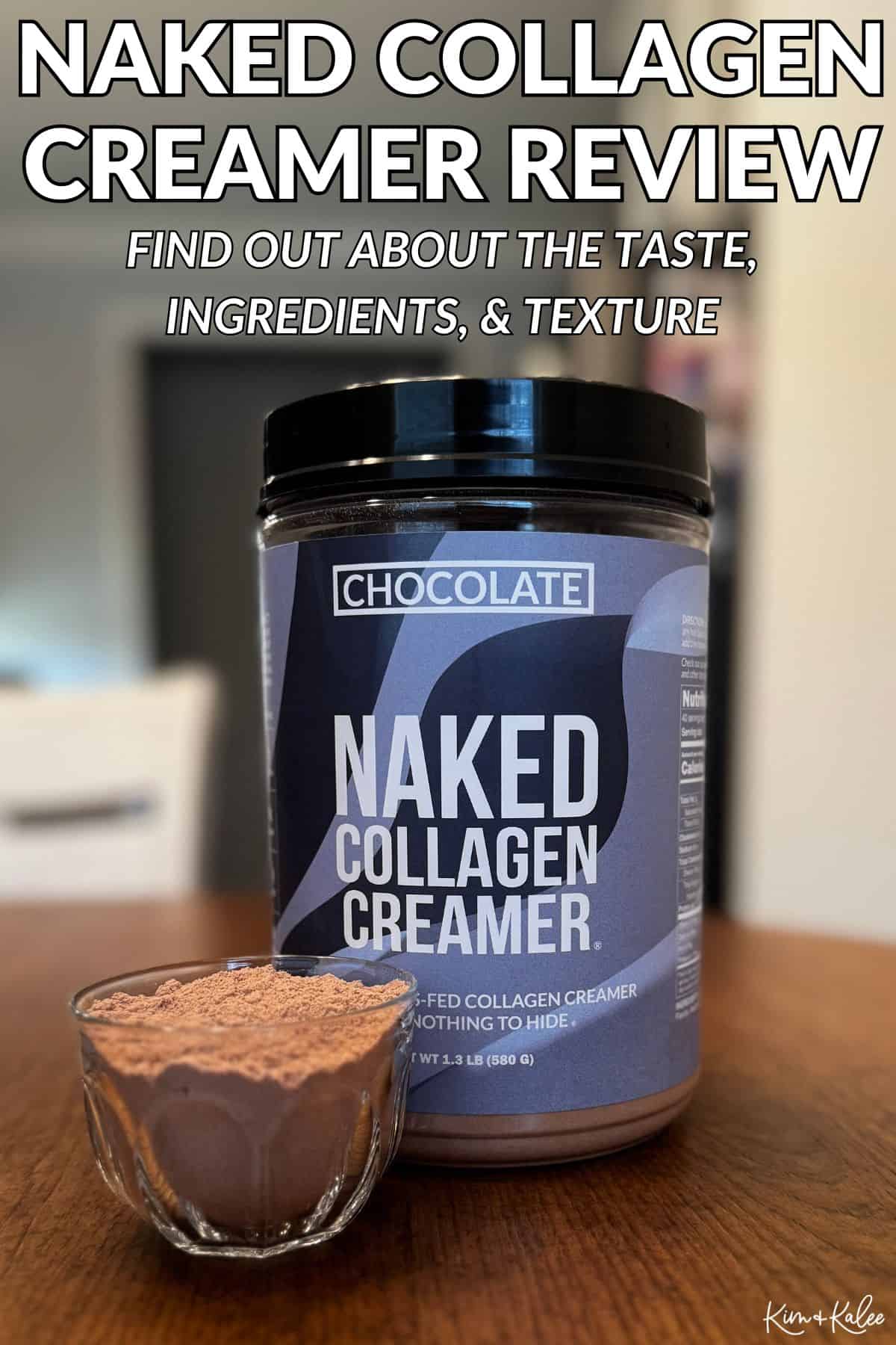 NAKED collagen creamer chocolate flavor