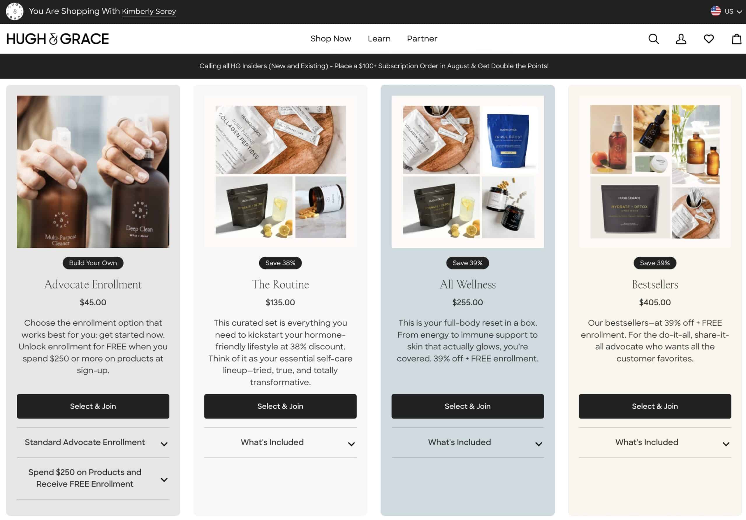 Hugh and Grace Enrollment Sets