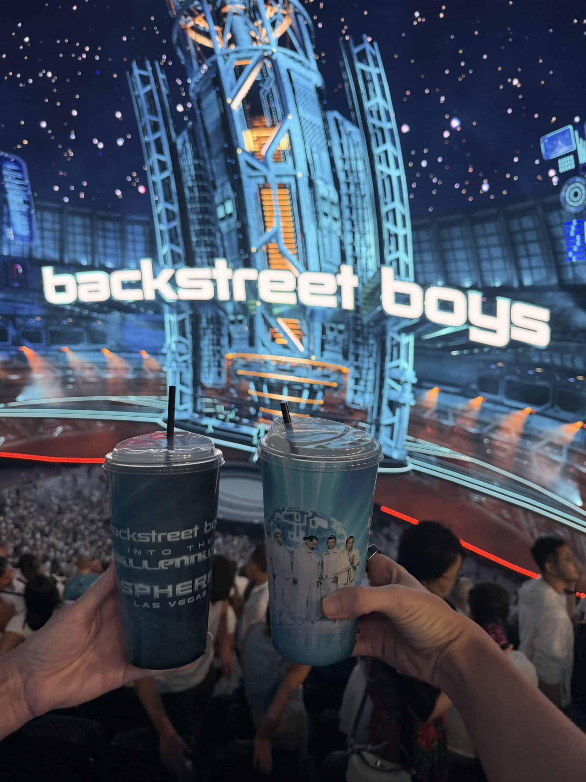 Backstreet Boys Vegas Sphere Show July 2026 Souvenir Cups