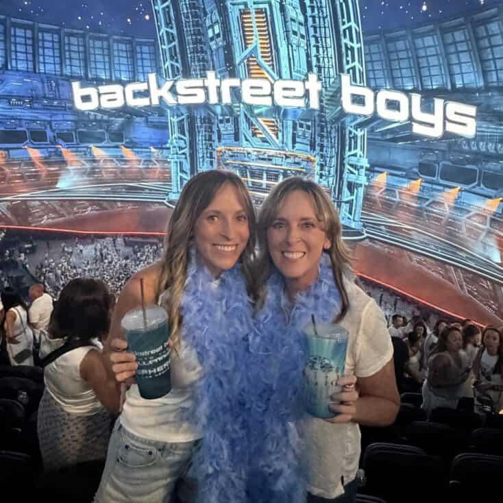 Kim and Kalee at Backstreet Boys Sphere in Vegas